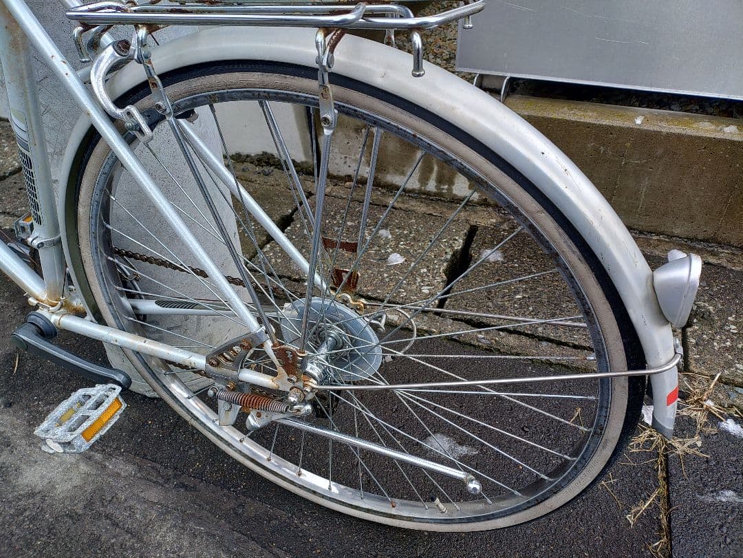 ブリヂストン ロードマン クロモリ昭和レトロ コミューター仕様