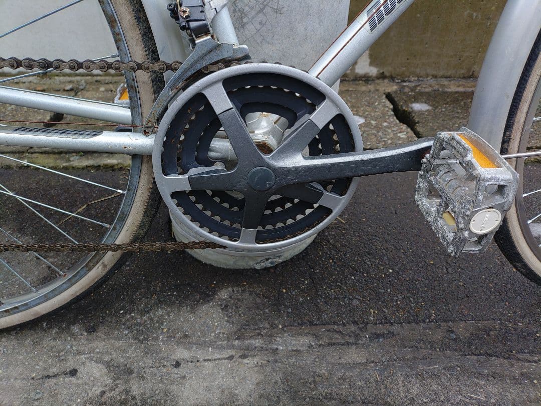 ブリヂストン ロードマン クロモリ昭和レトロ コミューター仕様