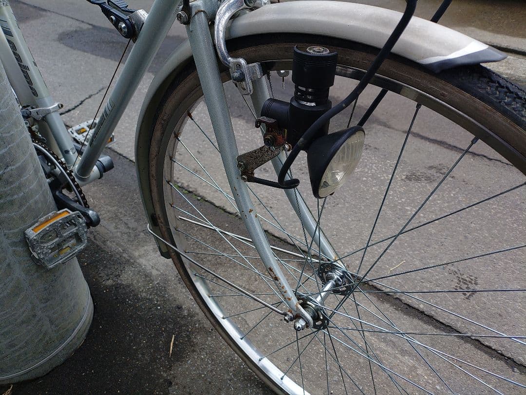 ブリヂストン ロードマン クロモリ昭和レトロ コミューター仕様