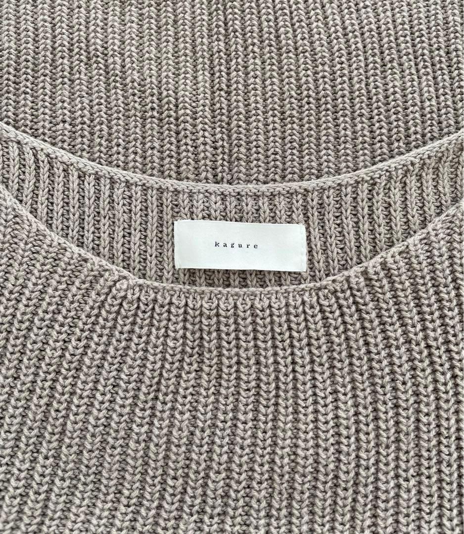 かぐれ　kagure リネン コットン　ベスト　ベージュ系