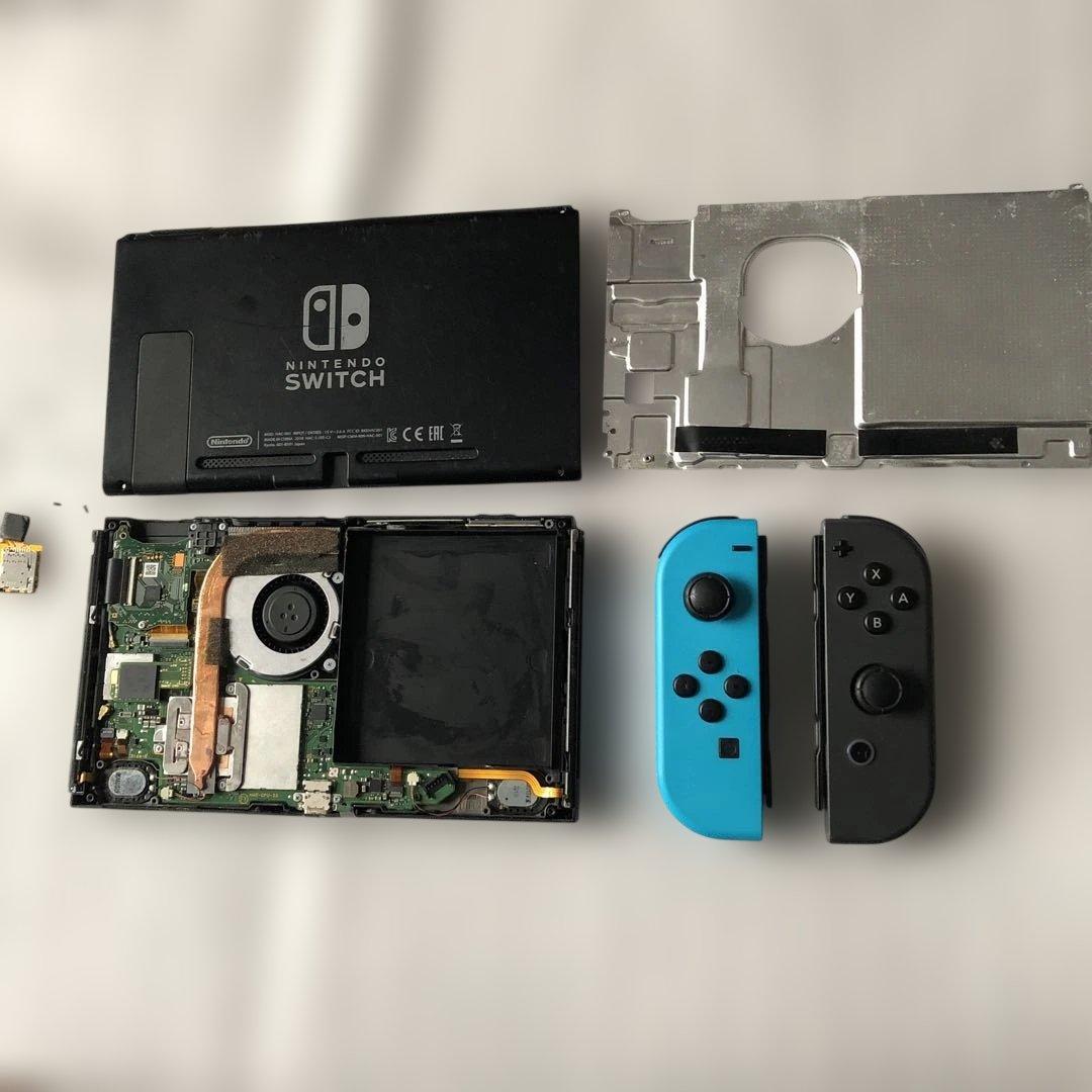 ジャンク品 Nintendo Switch 本体 ジョイコン青黒