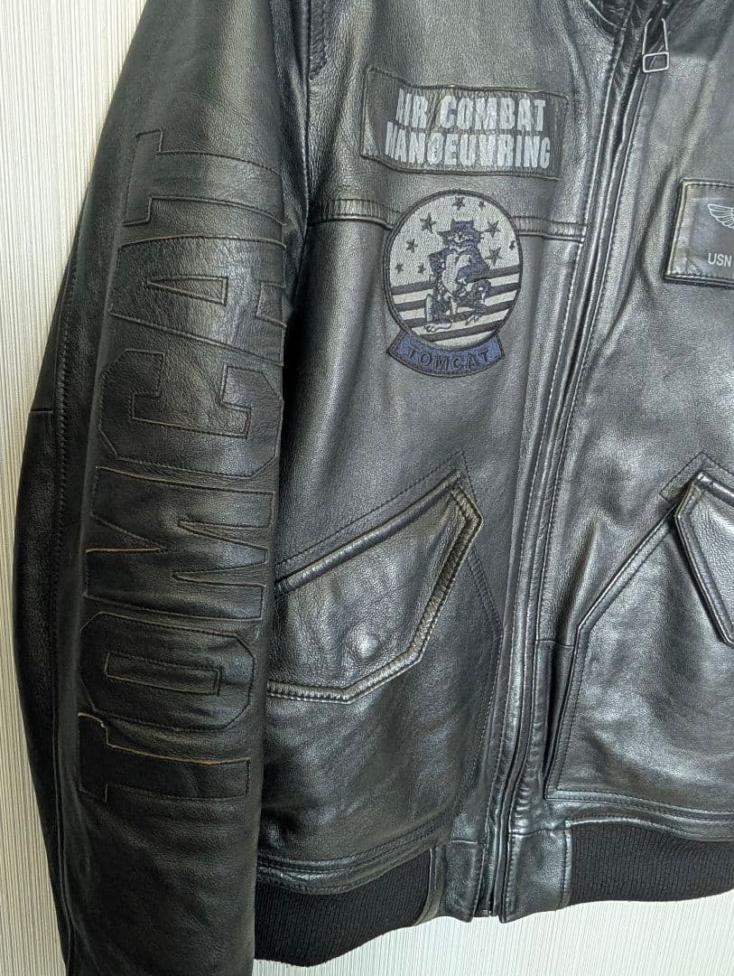 AVIREX アヴィレックス トップガン レザー ジャケットXL