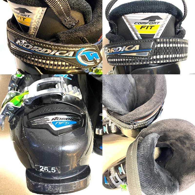 NISHIZAWA ショートスキー ✕ NORDICA ブーツ26.5cm