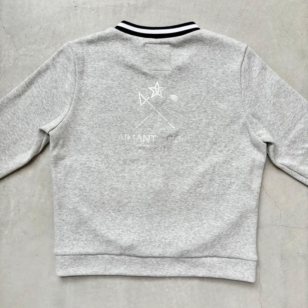 AIMANT GOLF エマンゴルフ 裏起毛 ジップブルゾン スウェット M
