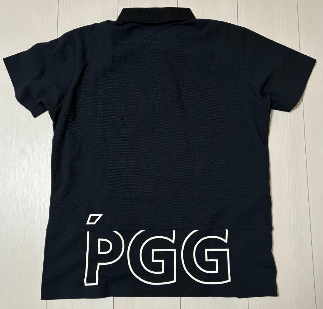 【新品未使用】パーリーゲイツ PGG 半袖ポロシャツ ネイビー