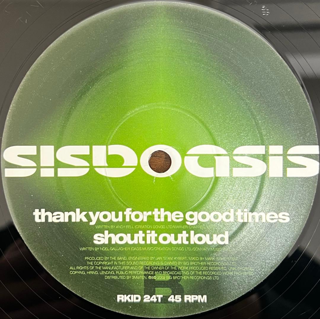 【12\"】Oasis / Stop Crying Your Heart Out