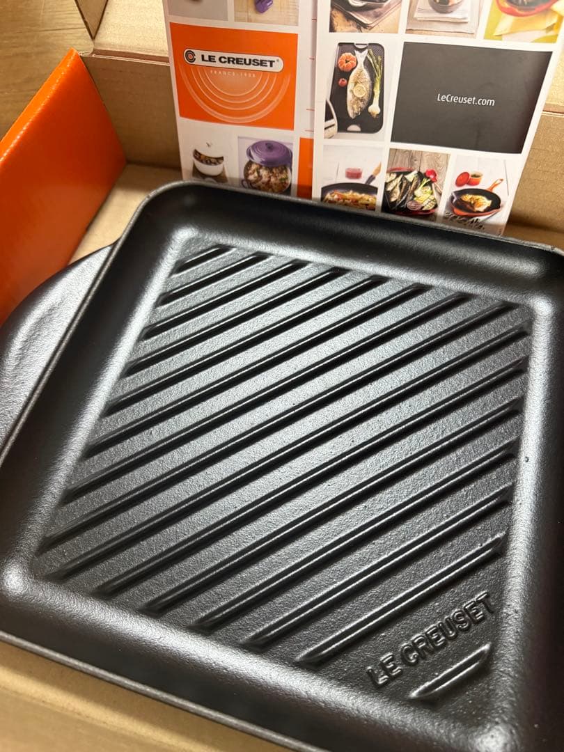 LE CREUSET 鋳鉄 グリルプレート 約26cm
