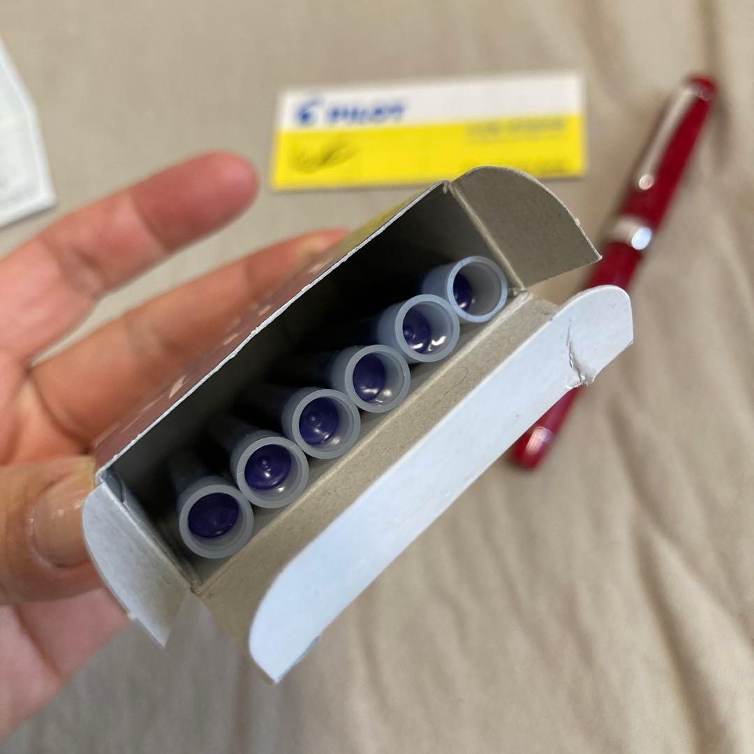 PILOT万年筆 レッド