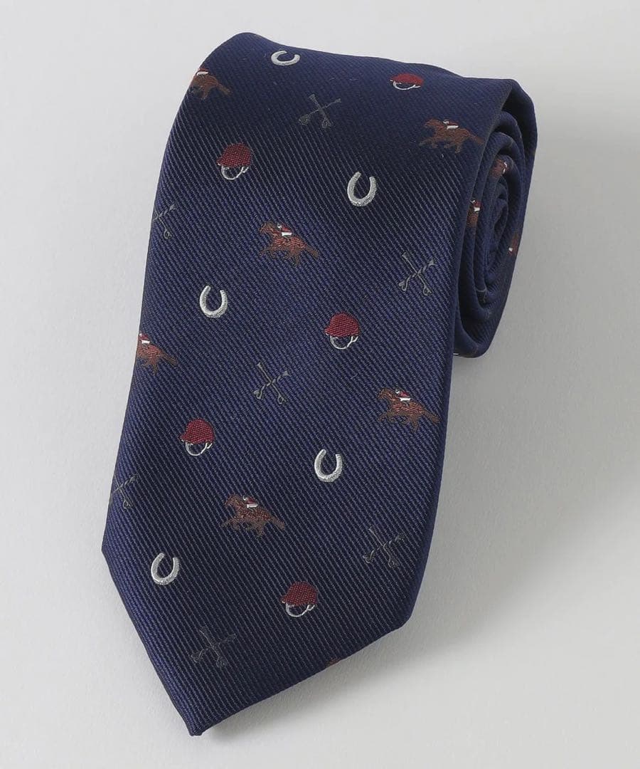 新品ブラックレーベルクレストブリッジ　ホースモチーフタイ　日本製　田中圭