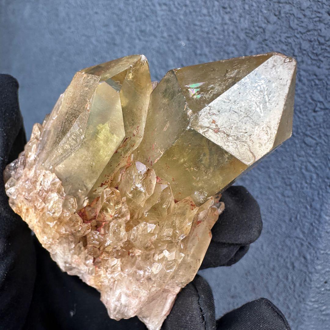 【金運】爆アレ❗️レインボー☆ファントム シトリン スピリットクォーツA1631