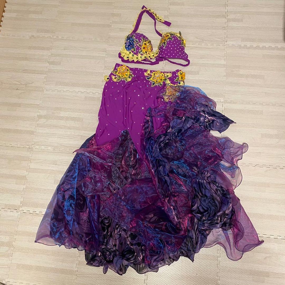 最大値引き！　ベリーダンス　紫　黄