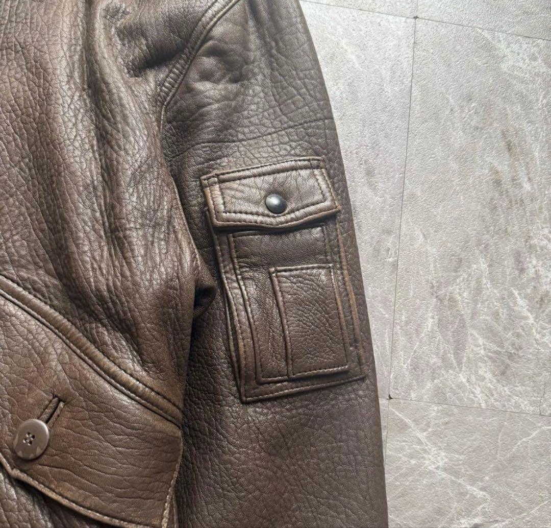 ジャケット・アウター Vintage Leather Jacket Italy BALL BASIC