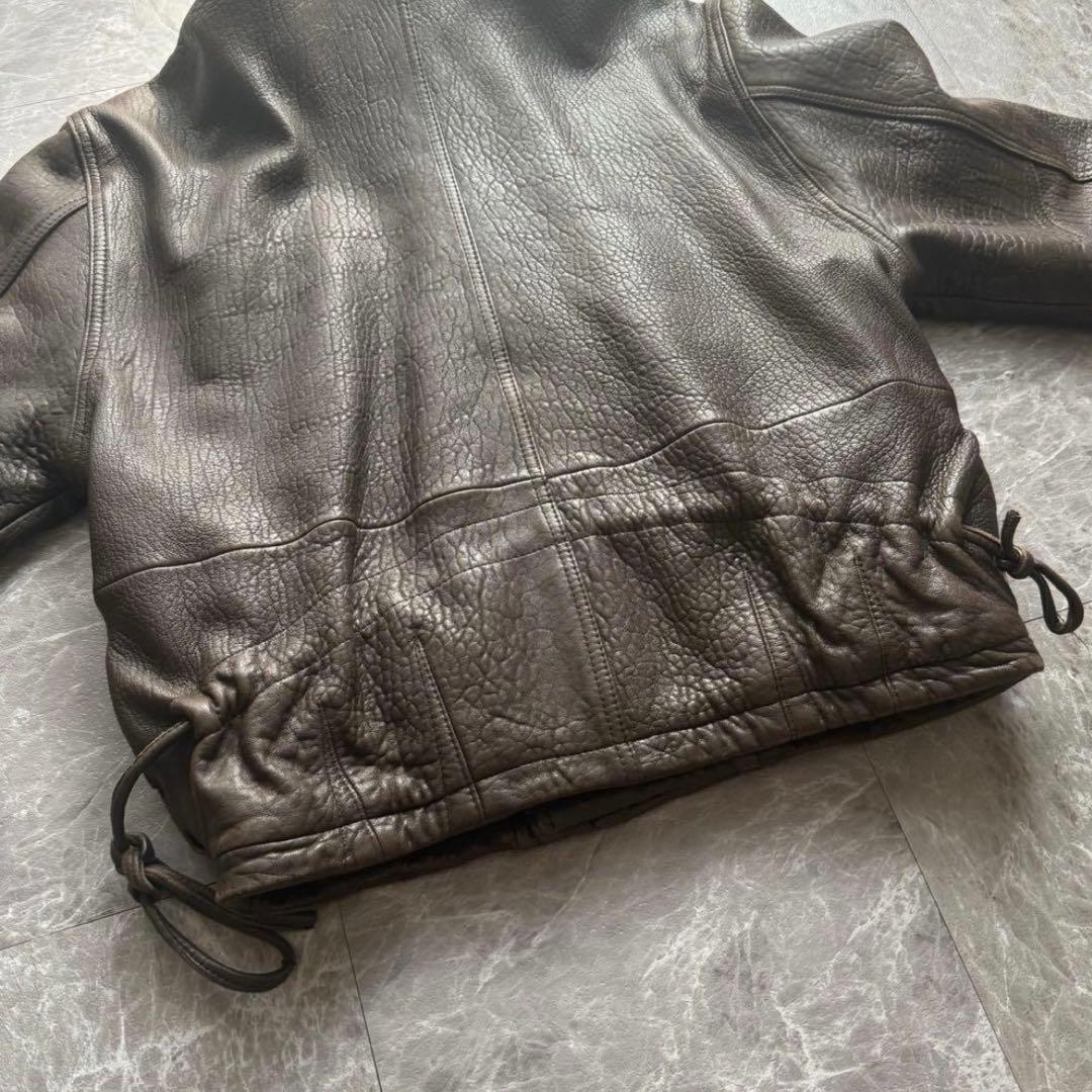 ジャケット・アウター Vintage Leather Jacket Italy BALL BASIC