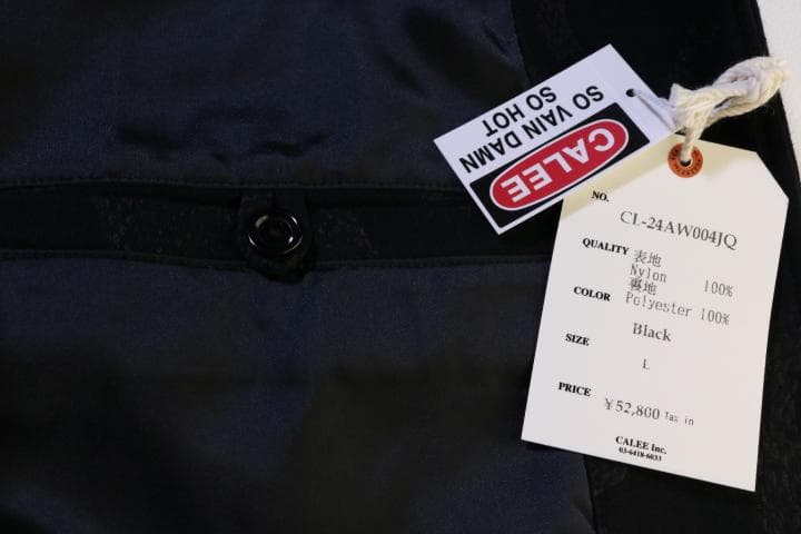 チ*ー様 24AW【新品】☆CALEE：ヘビ柄　スネーク柄　ジャカード　ハーフコ