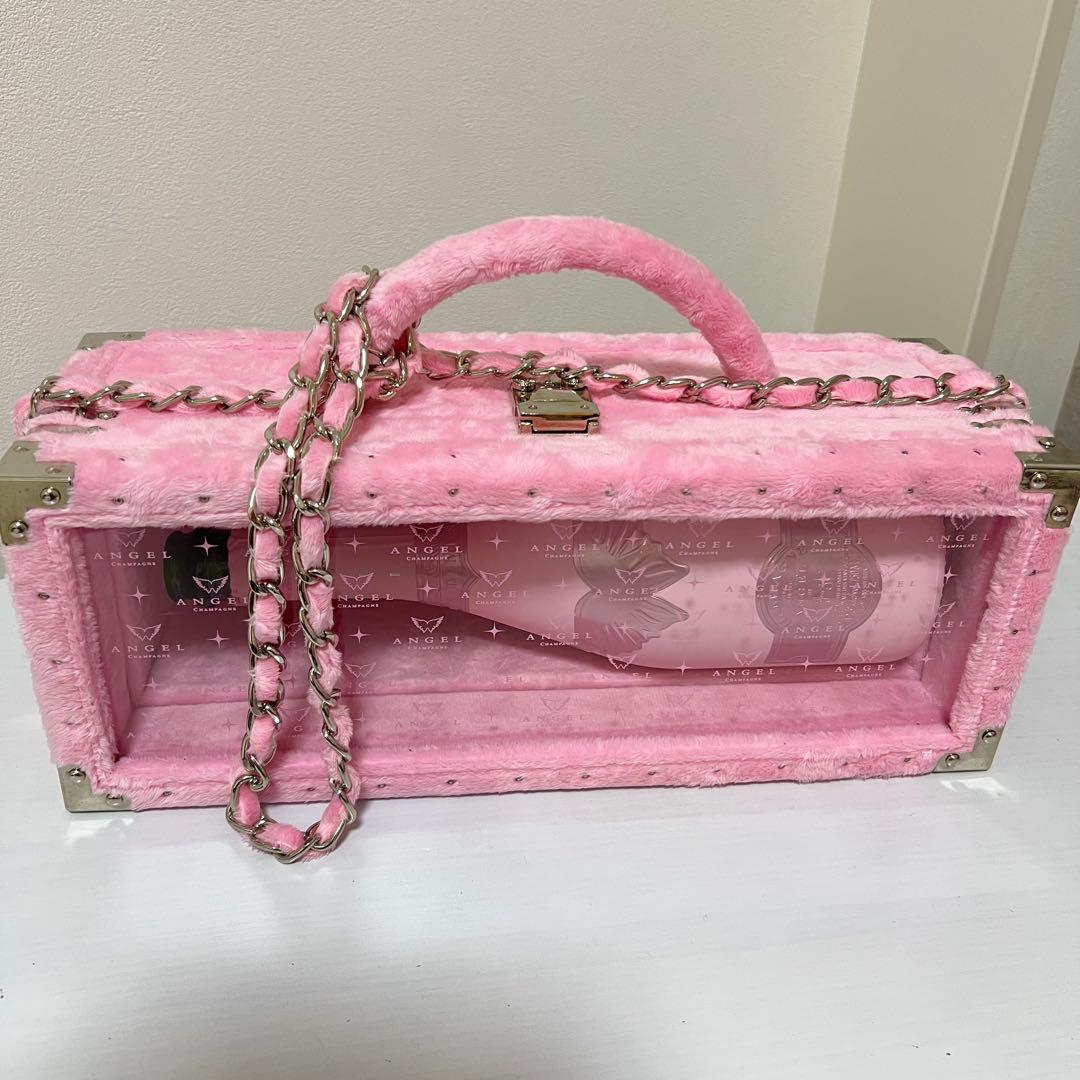 ANGEL エンジェル シャンパン ドゥミセック ピンク 空き瓶 空き箱 鍵付き
