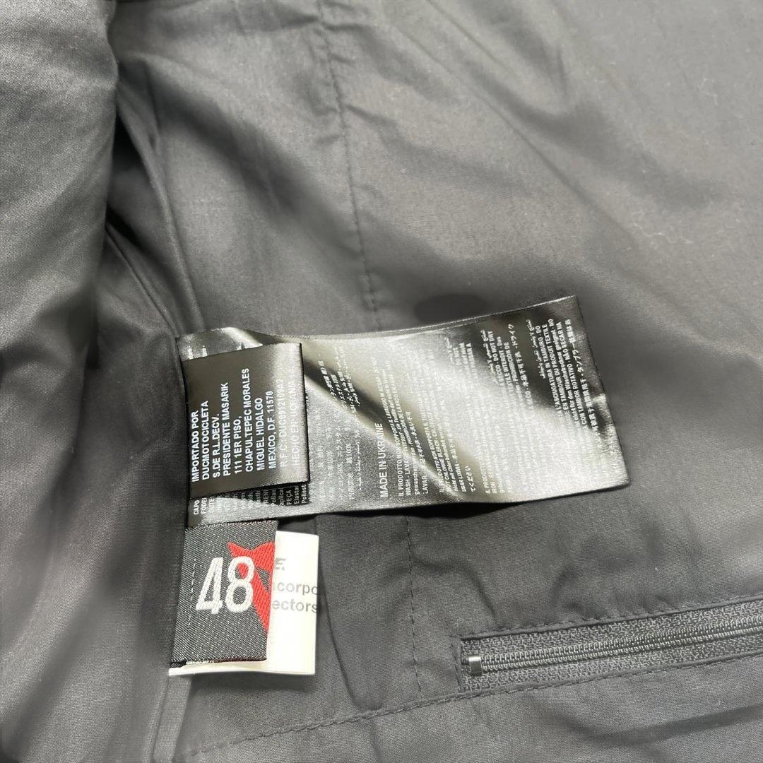 DUCATI DAINESE 立ち襟 本革 レザージャケット ブラック 48