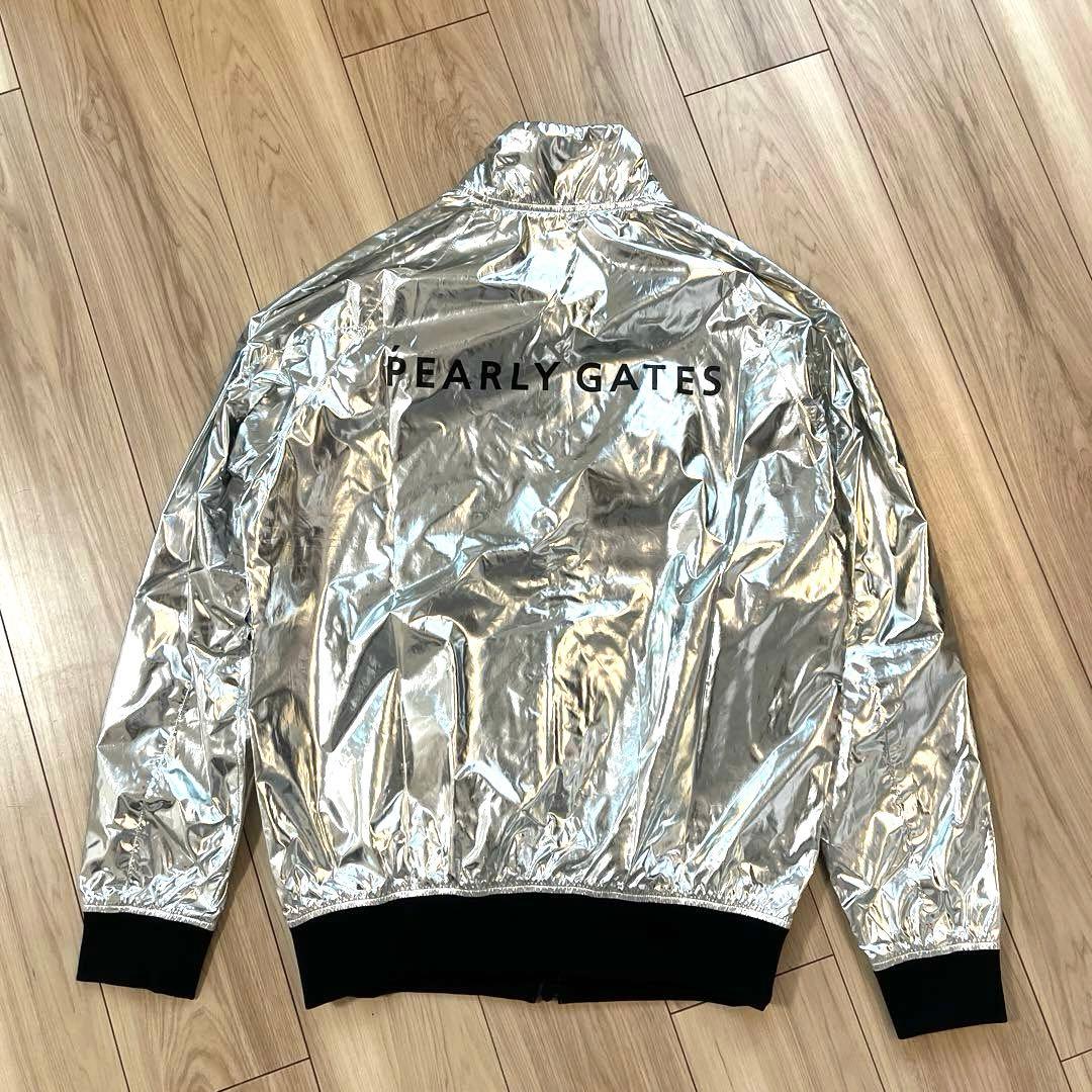 パーリーゲイツ、プラチナシ ルバー、ジップジャケット、ブルゾン
