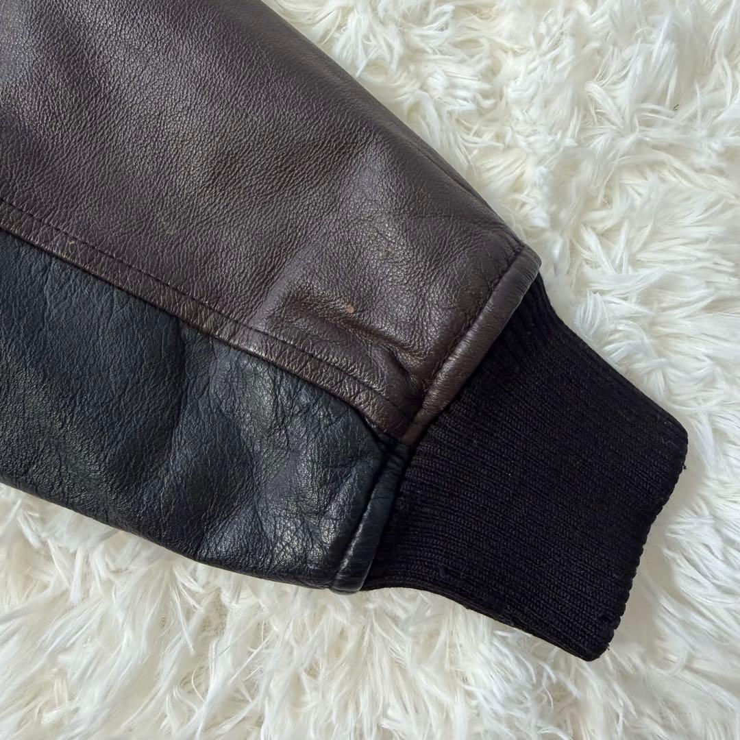 本革レザージャケット MICHIKO LONDON 牛革 ヴィンテージ調 M