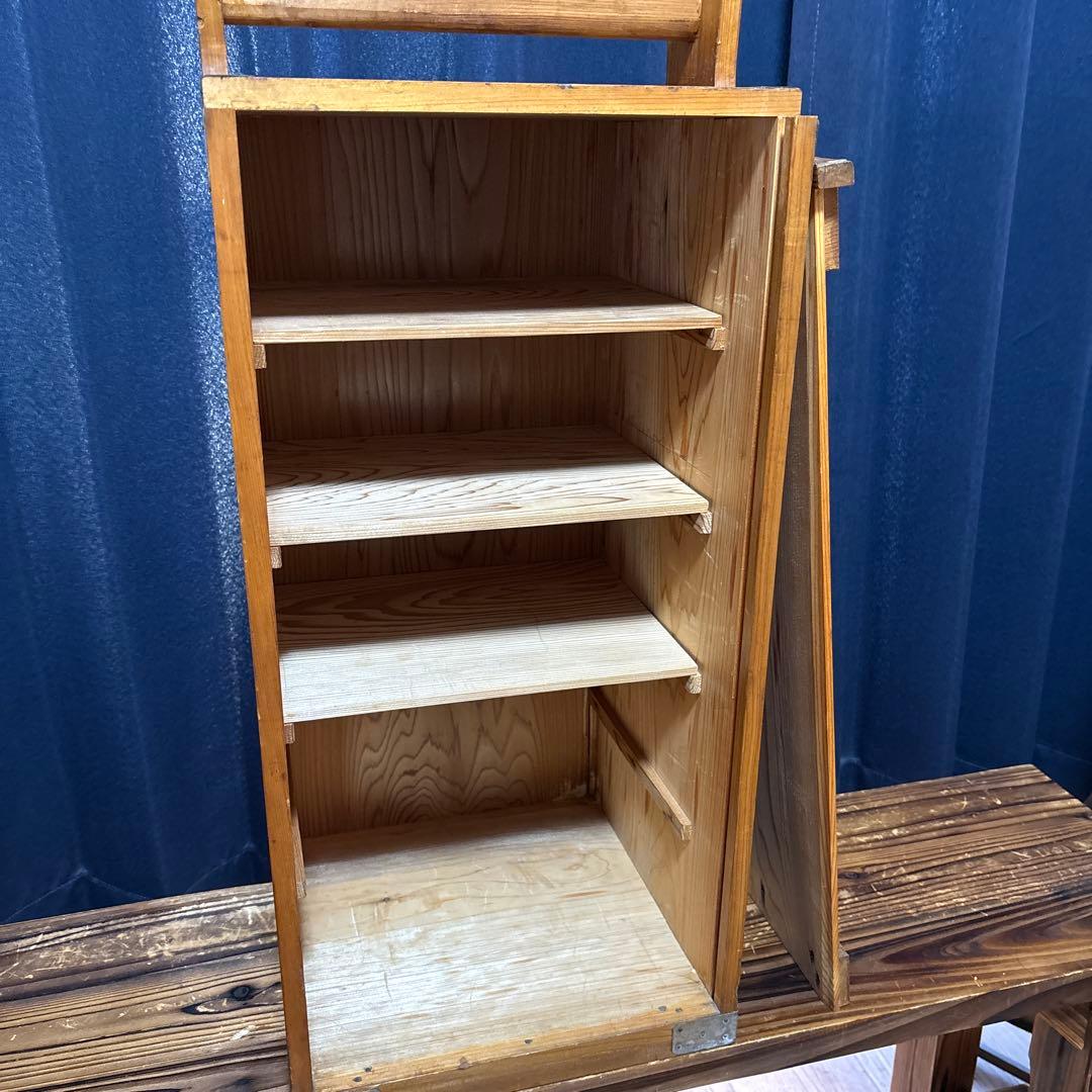 昭和レトロ 木製 おかもち 出前 ヴィンテージ