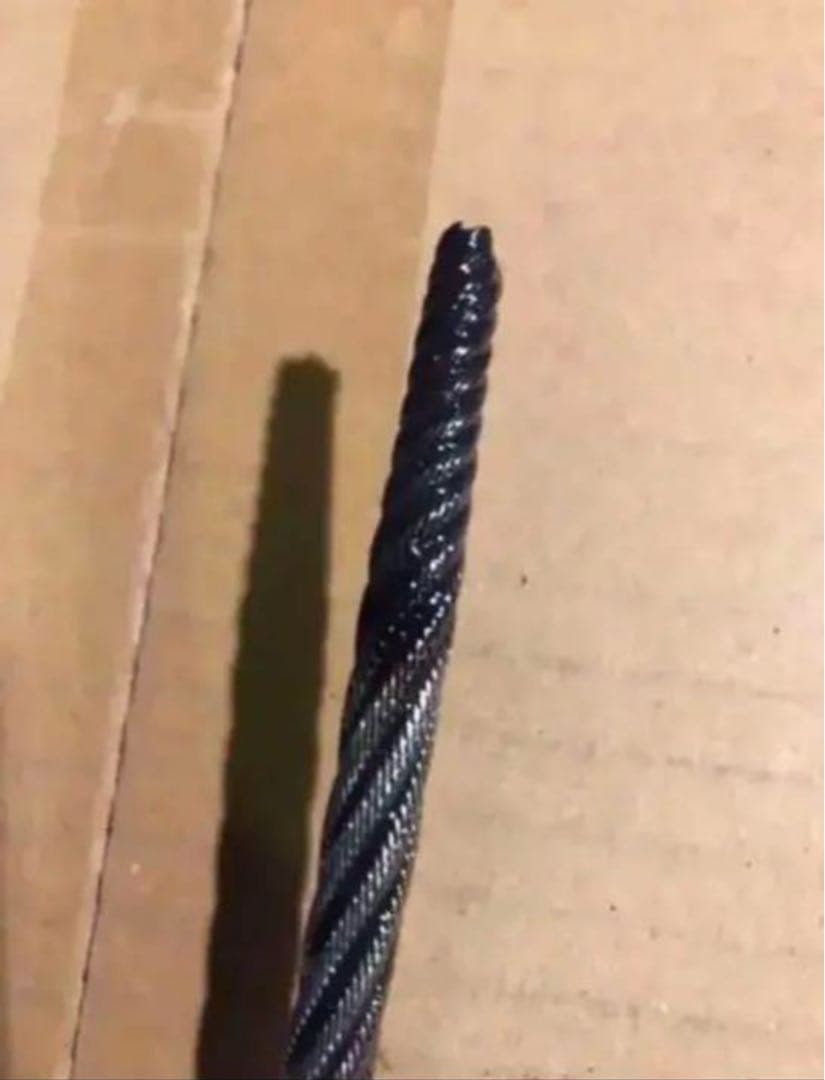 国産品　ユニック用ワイヤーロープ　8mm x 95m 新品未使用