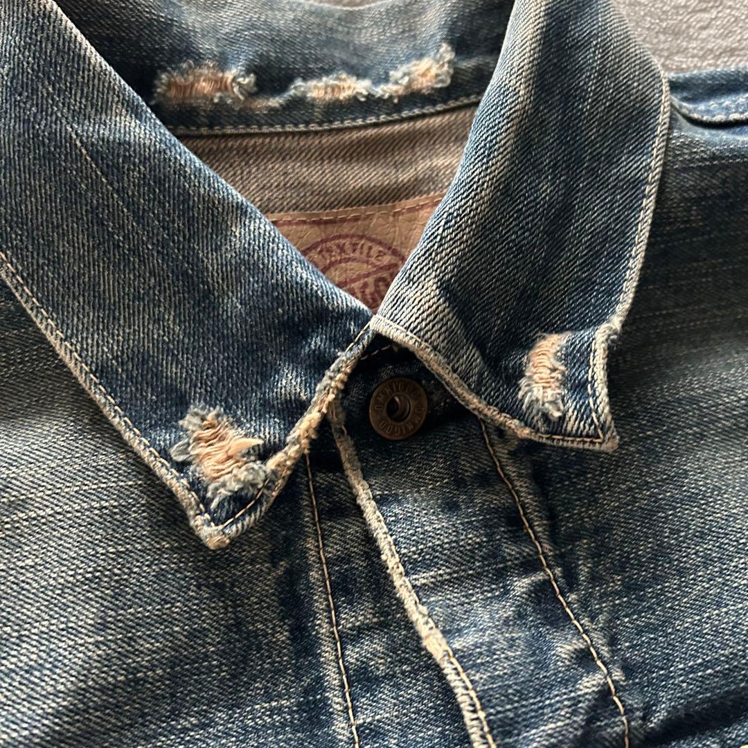 DOMINGO 2nd タイプ ダメージ加工 デニムジャケット サイズ3