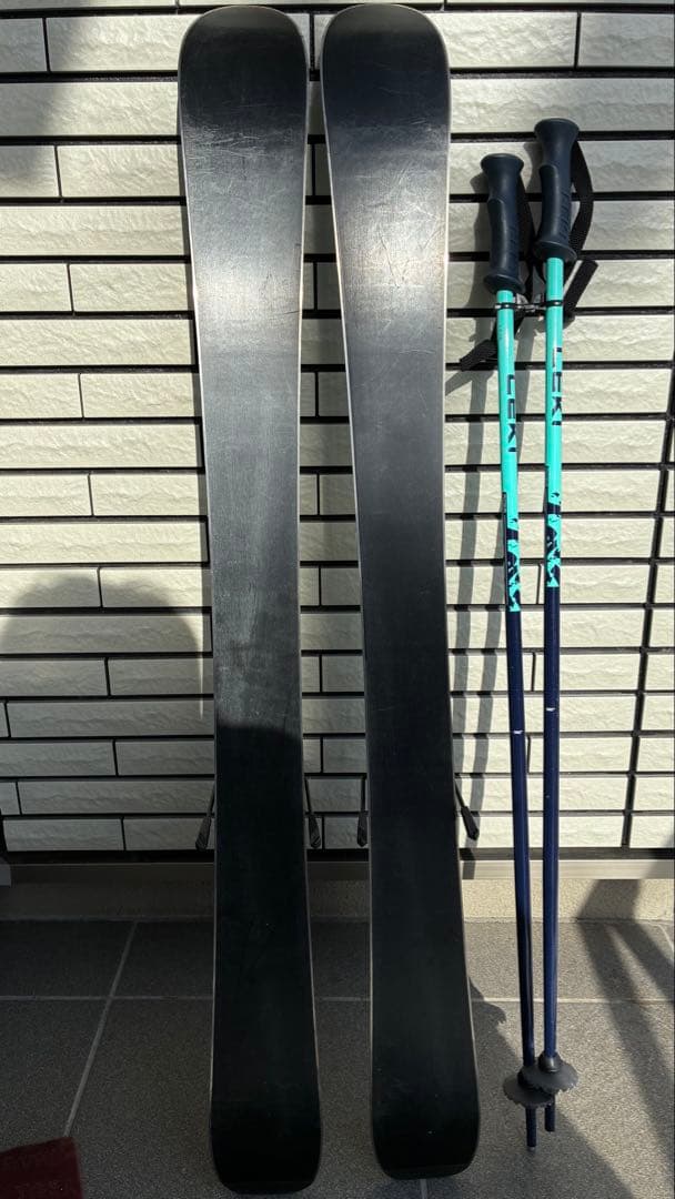 とまこ　ROSSIGNOL EXP PRO スキー板、LEKIポール