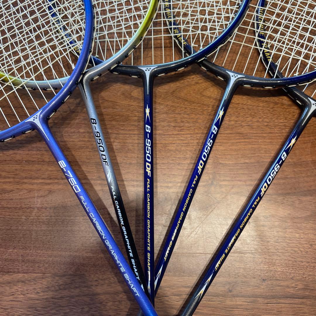 YONEX バドミントンラケット 5本セット
