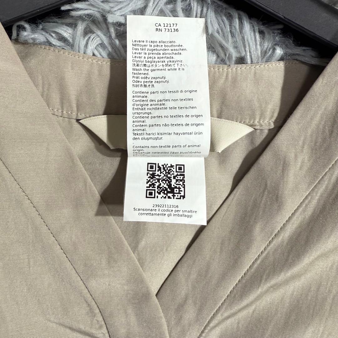 美品✨21SS マックスマーラ コットンブレンド Vネック ドレス ワンピース