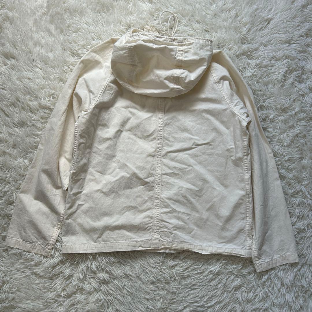 オアスロウ　マリンパーカー　コットンリネン　オフホワイト　サイズ3