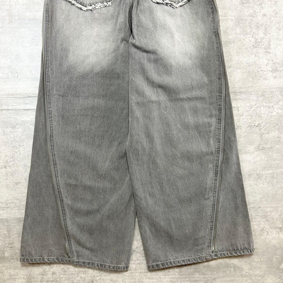 新品 GRANCY ジップデザイン　バニーデニム　　　13oz サイドジップ