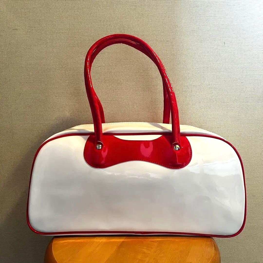 カープ　エナメルバッグ　レア　希少　美品