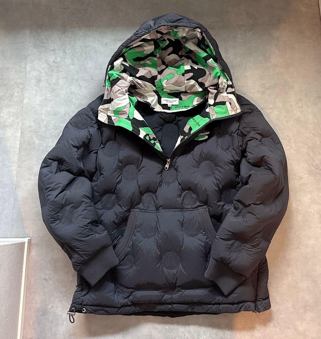 【マークアンドロナ】 ダウンジャケット ブルゾン 黒
