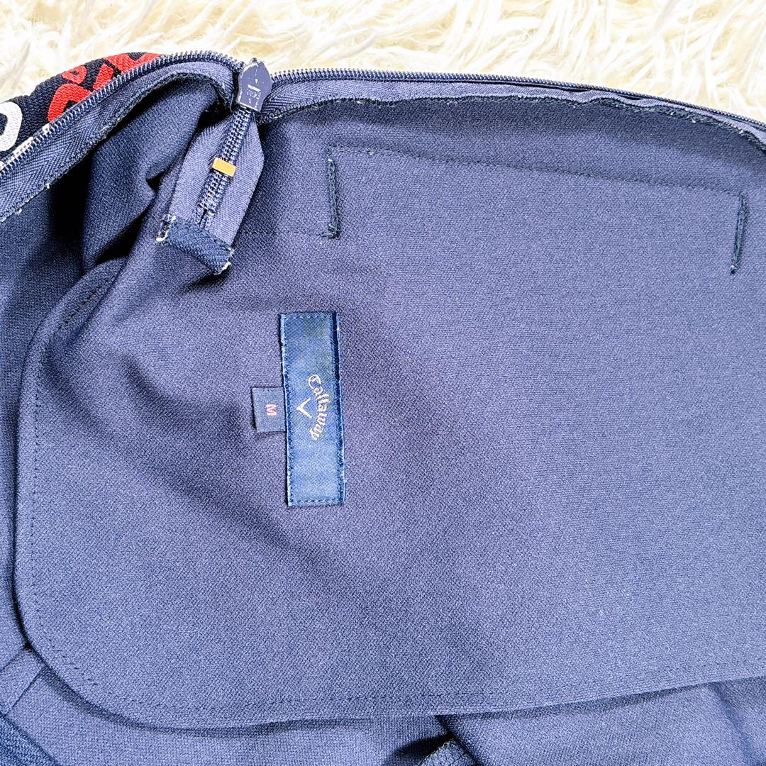 【サイズM⭐️美品】キャロウェイ　上下セットアップ　ジャケットキュロットスカート紺