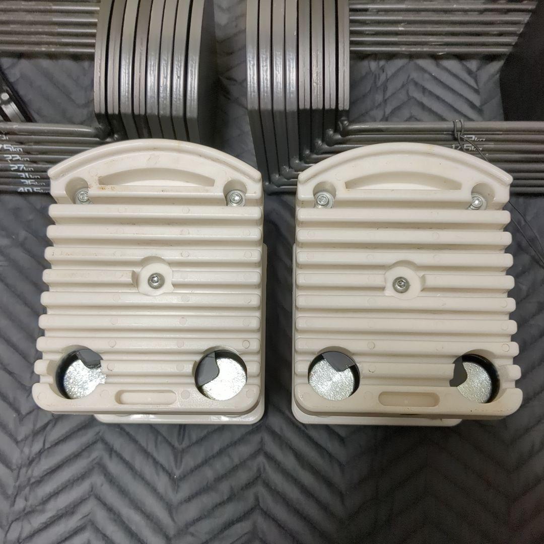 ②FIELDOOR 可変式 クイックダンベル/ブロックダンベル 最大40.5kg