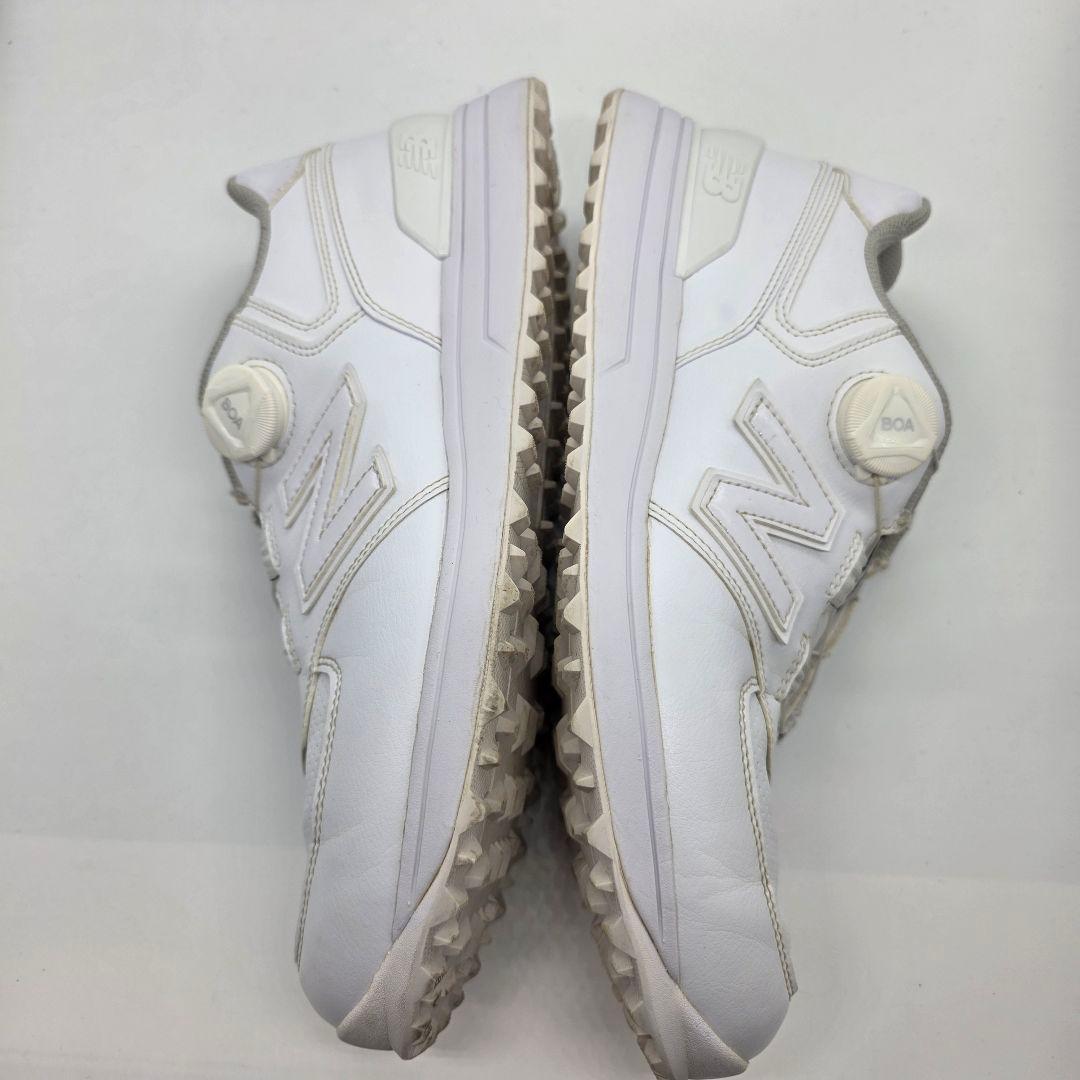 ニューバランス ゴルフシューズ BOAダイヤル式スパイク ホワイト28cm