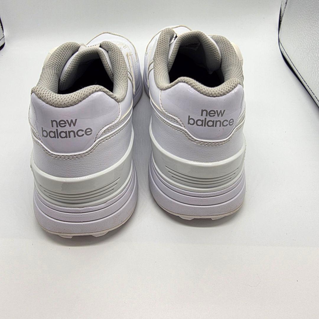 ニューバランス ゴルフシューズ BOAダイヤル式スパイク ホワイト28cm