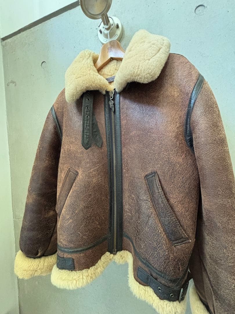 M*O様 ハーレーダビッドソン シープムートン B-3フライトジャケット ブラウ