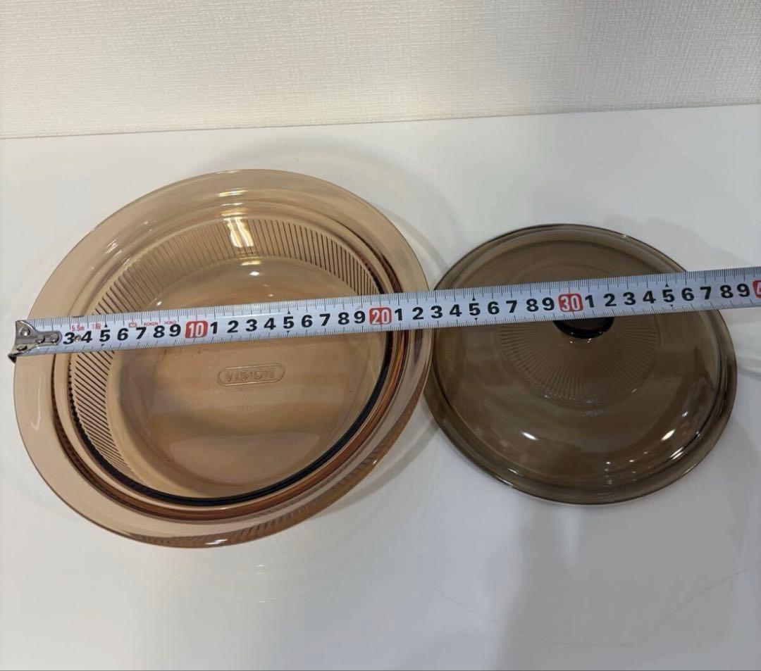 F36/ VISION 耐熱ガラス ビジョン 片手鍋 フライパン 3点セット