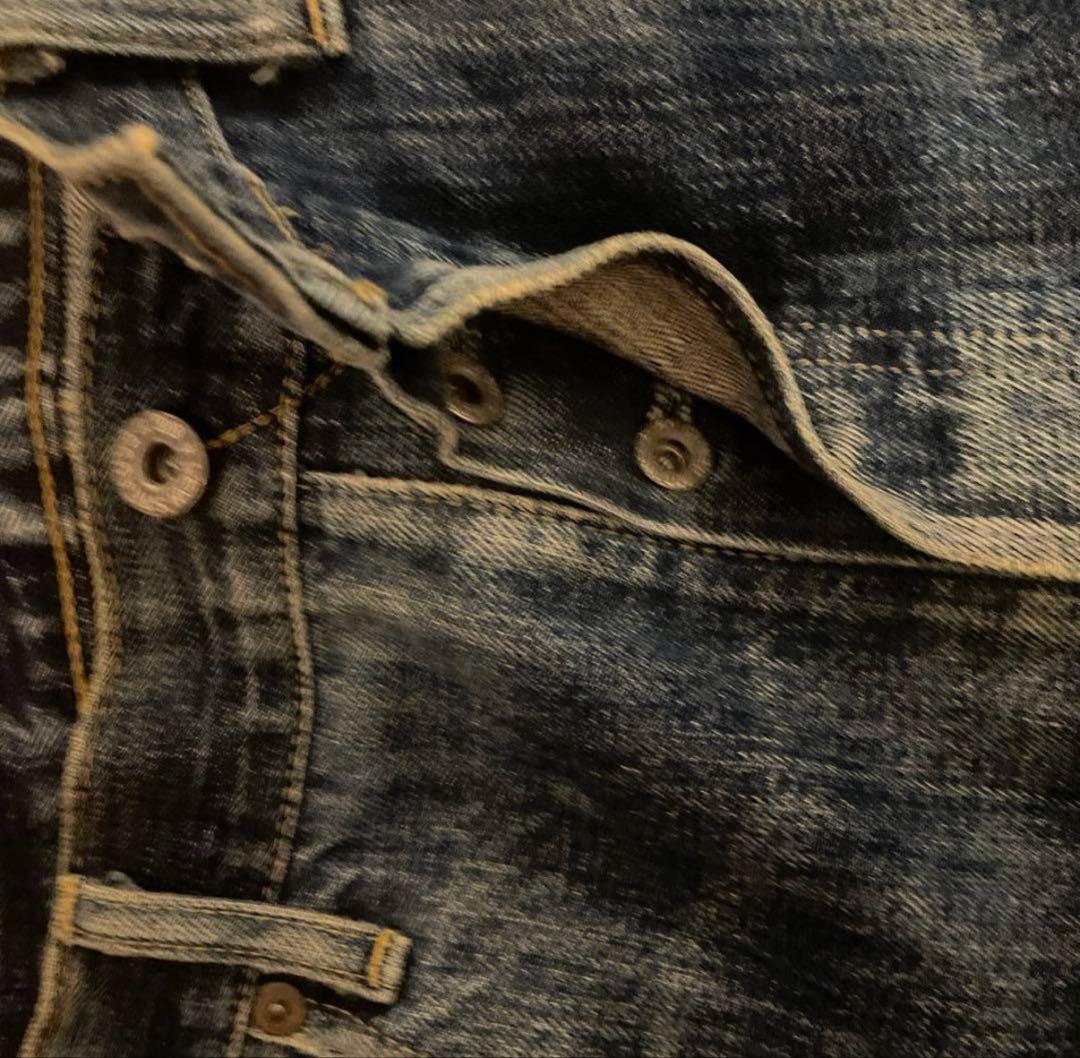 Levi's 702XX デニムパンツ w34 ビッグE 赤耳 鬼ヒゲ y2k