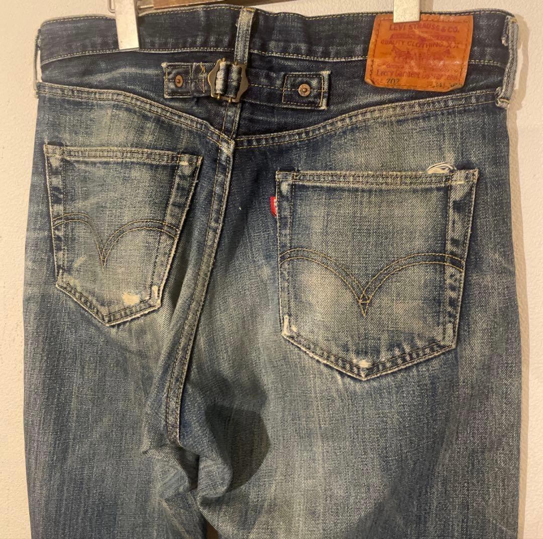 Levi's 702XX デニムパンツ w34 ビッグE 赤耳 鬼ヒゲ y2k