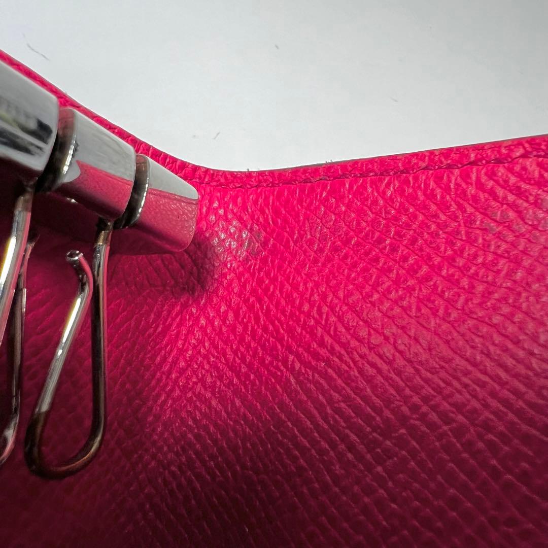 エルメス ✨べアン✨キーケース ４連 ピンク系