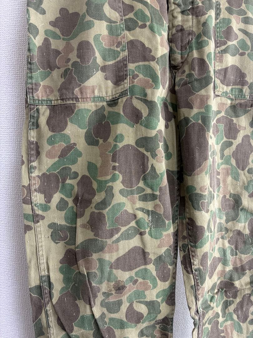 ビンテージ ダックハンターカモ ベイカーパンツ 迷彩