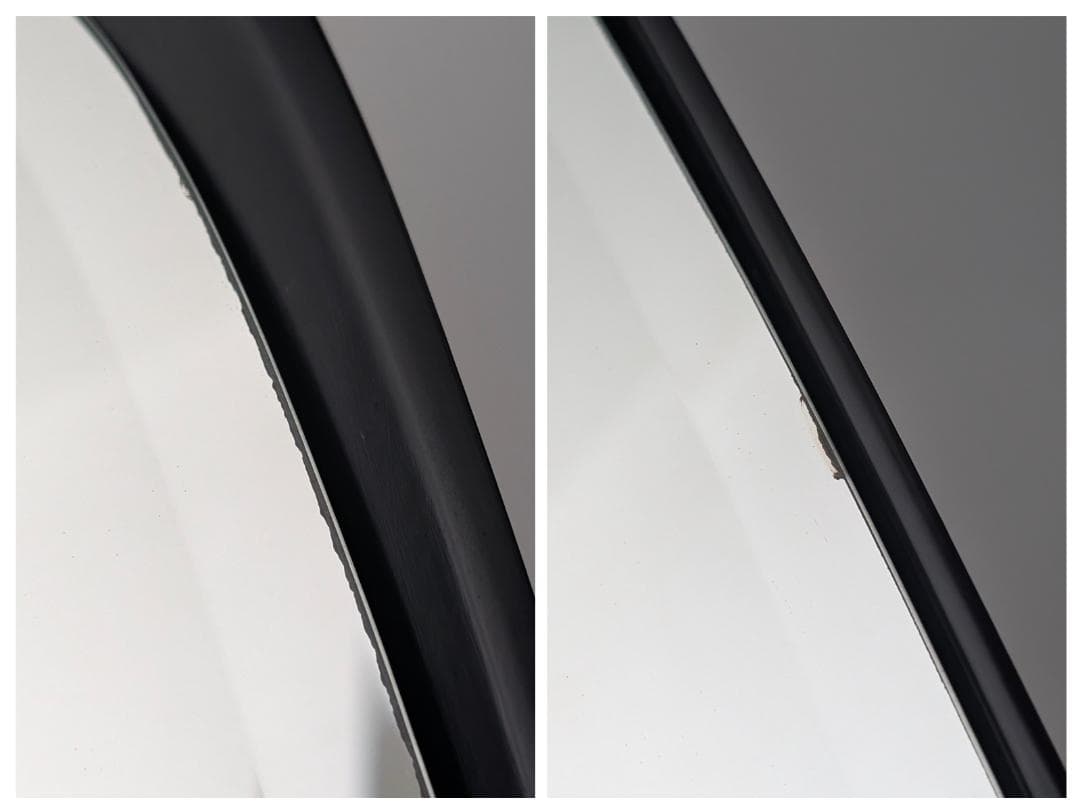 ビンテージ リップスティックミラー ブラック 姿見 スタンド 鏡 モダン 名作