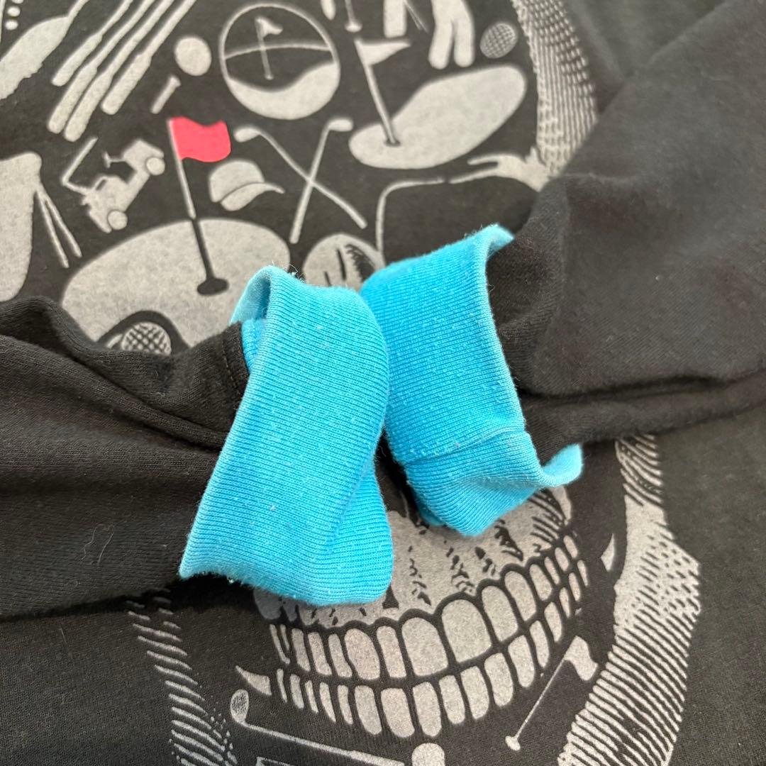 RUSSELUNO ラッセルノ 長袖モックネック ブラック 切替 Lサイズ