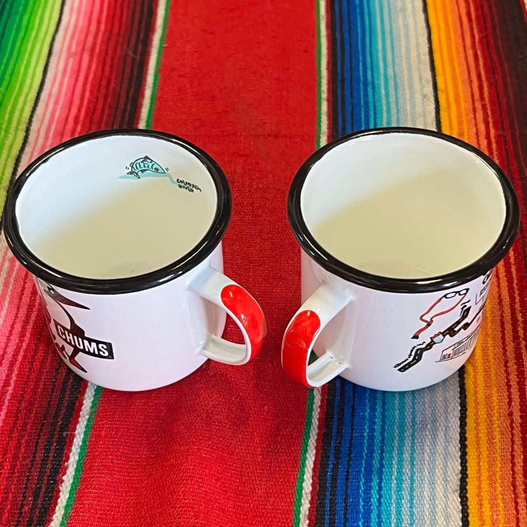 新品　CHUMS Enamel Mug チャムス カップ　2コセット