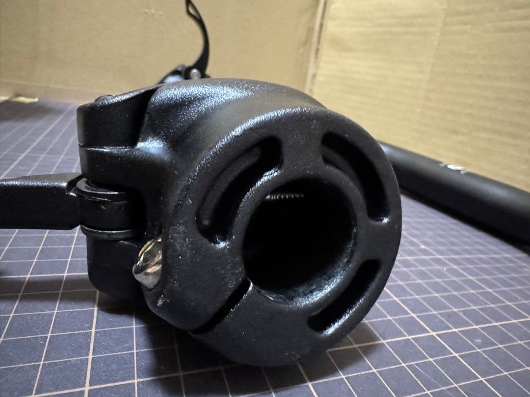 MATE X ブラック ハンドルバー 折りたたみ式 ポスト セット