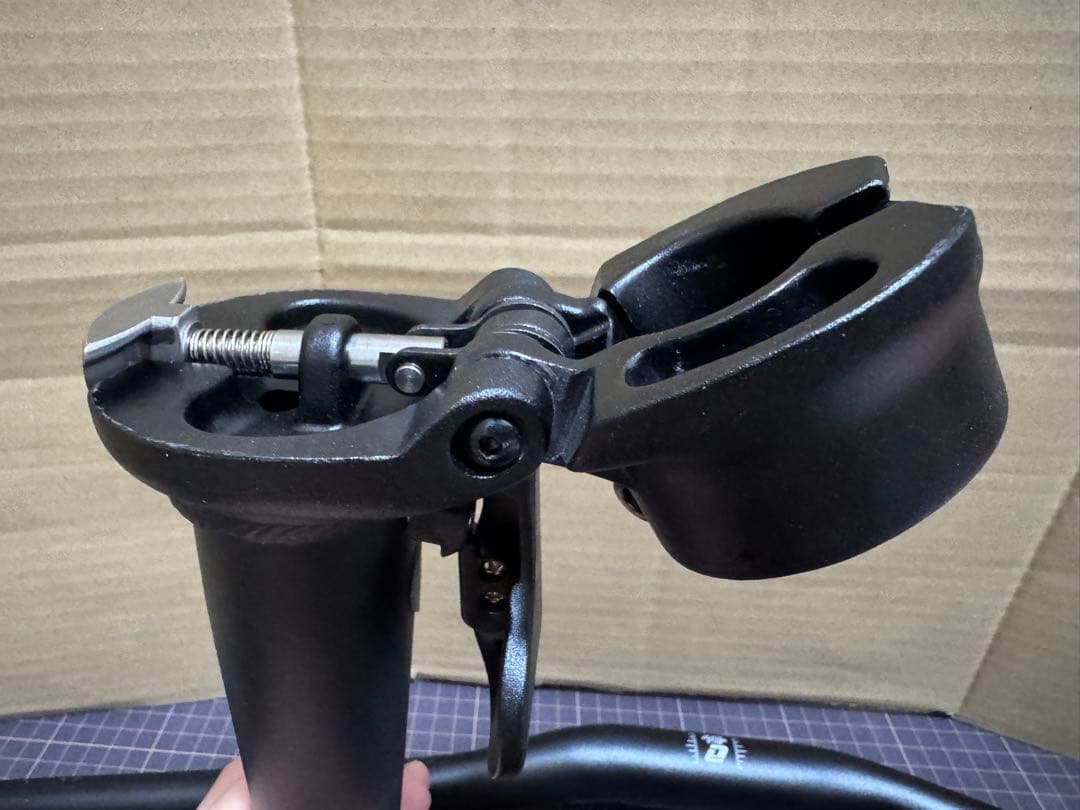 MATE X ブラック ハンドルバー 折りたたみ式 ポスト セット