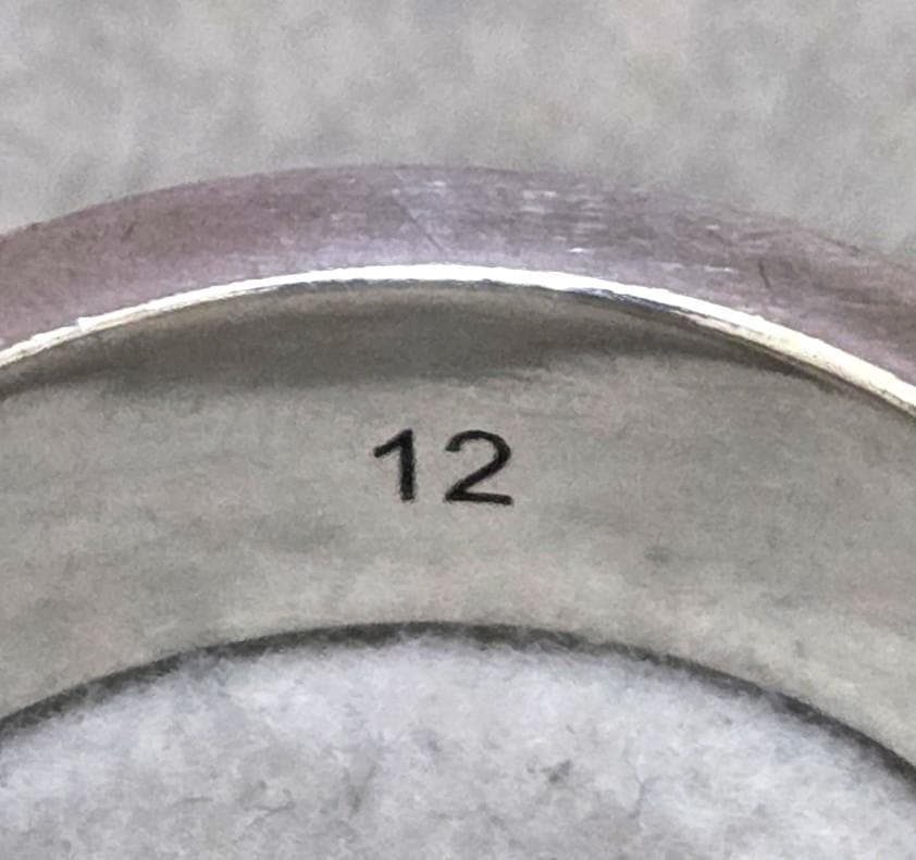 GUCCIグッチ　インターロッキングG　SVターコイズリング　11号　43333