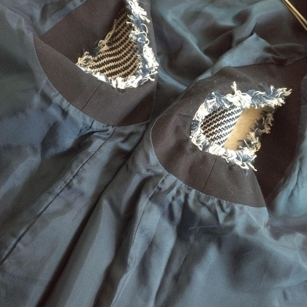 【イエナ】美品 23AW パール ツイード ジレ ベスト 尾州生地 コクーン