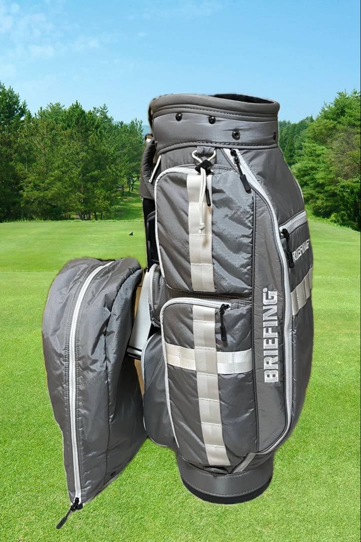 BRIEFING ブリーフィング CR-6 グレー 旧仕様 キャディバッグ 美品